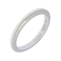 Bague Cartier 1895 Wedding Band 2Mm Platinum - Argent