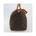 Sac De Voyage Louis Vuitton Keepall 45 Toile - Marron