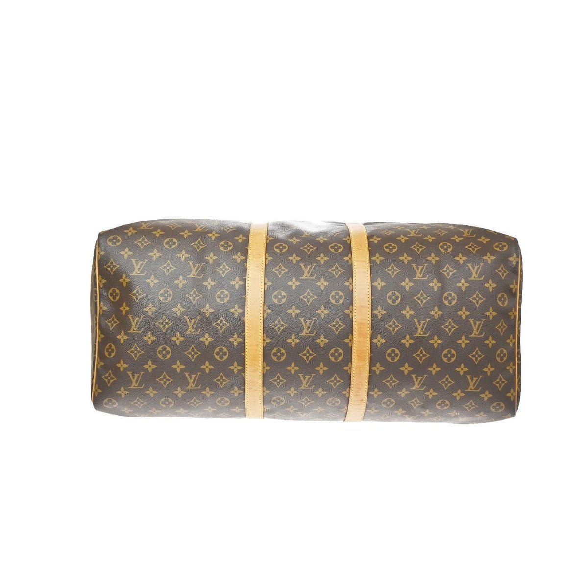 Bolsa de viaje Louis Vuitton Keepall 60 de lona - Marrón