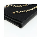 Pochette Chanel Flap Clutch Cuir - Noir