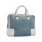 Sac À Main Loewe Amazona 28 Daim - Bleu