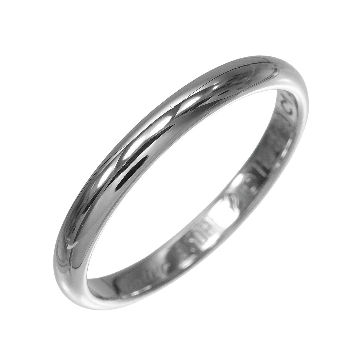 Bague Cartier 1895 Wedding Band 2.5Mm Platinum - Argent