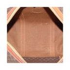 Sac À Main Celine Vintage Macadam Boston Toile - Marron