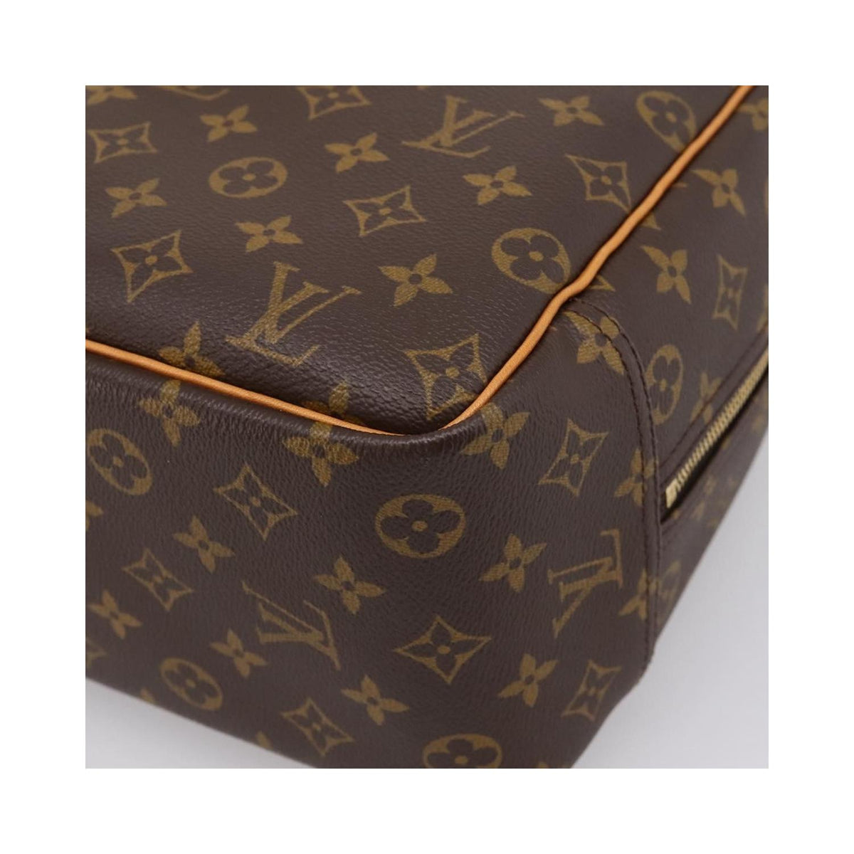 Sac À Main Louis Vuitton Deauville Mini Toile - Marron