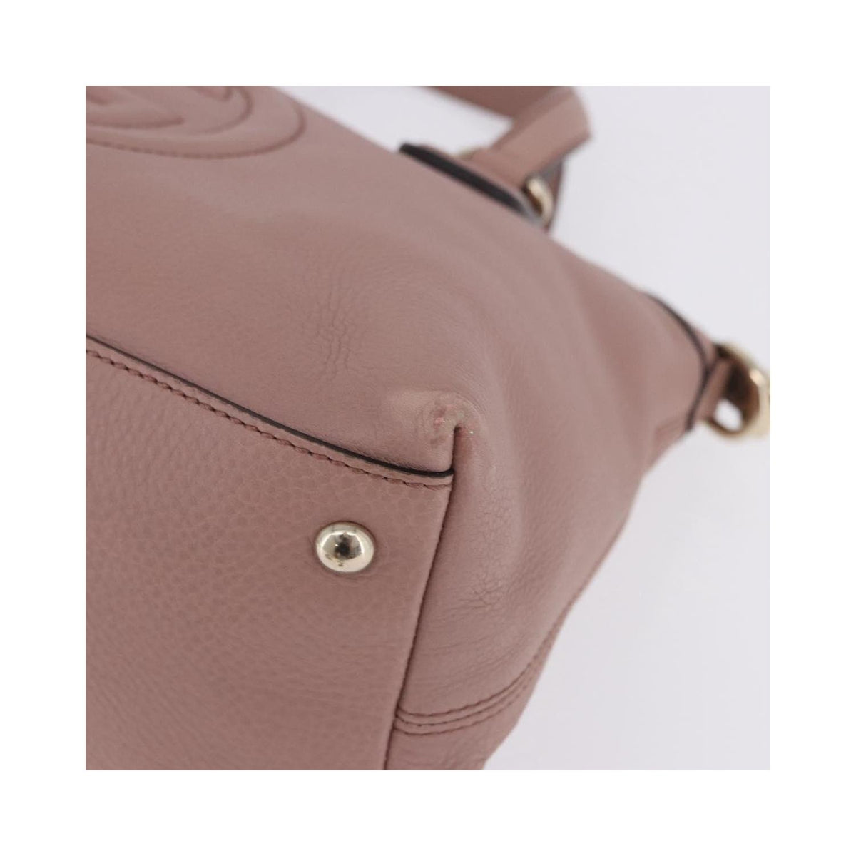 Cabas Gucci Soho Working Large Cuir - Rose