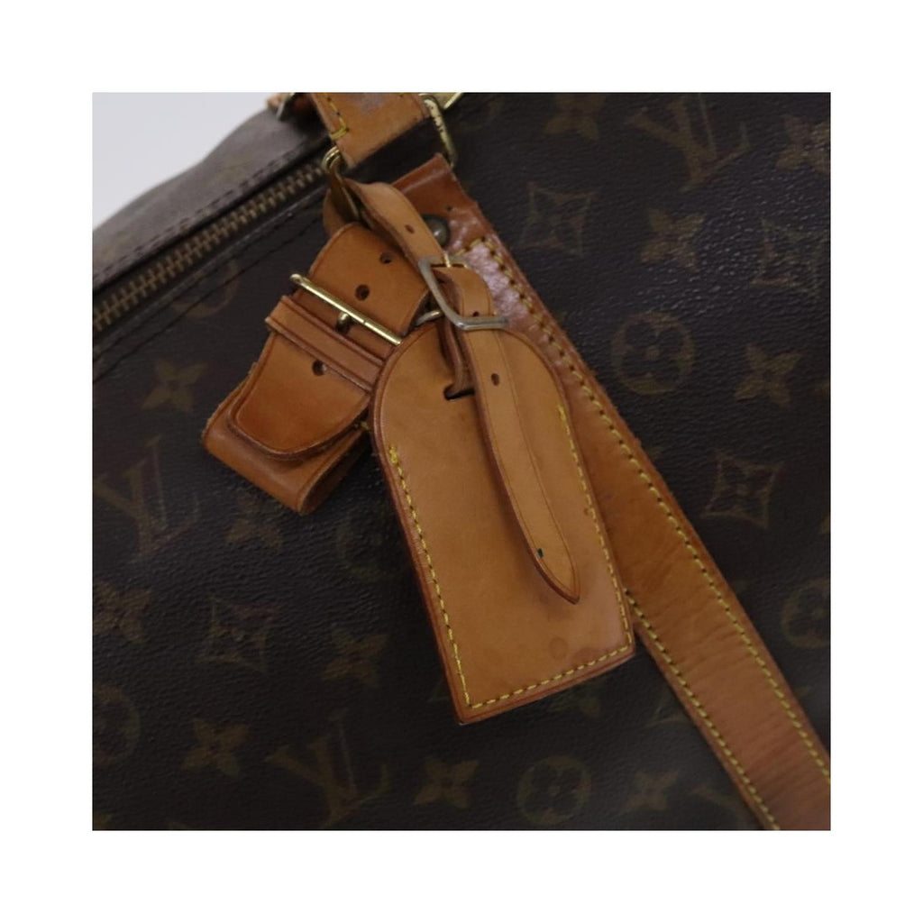 Louis Vuitton Keepall 55 canvas travel bag – brown