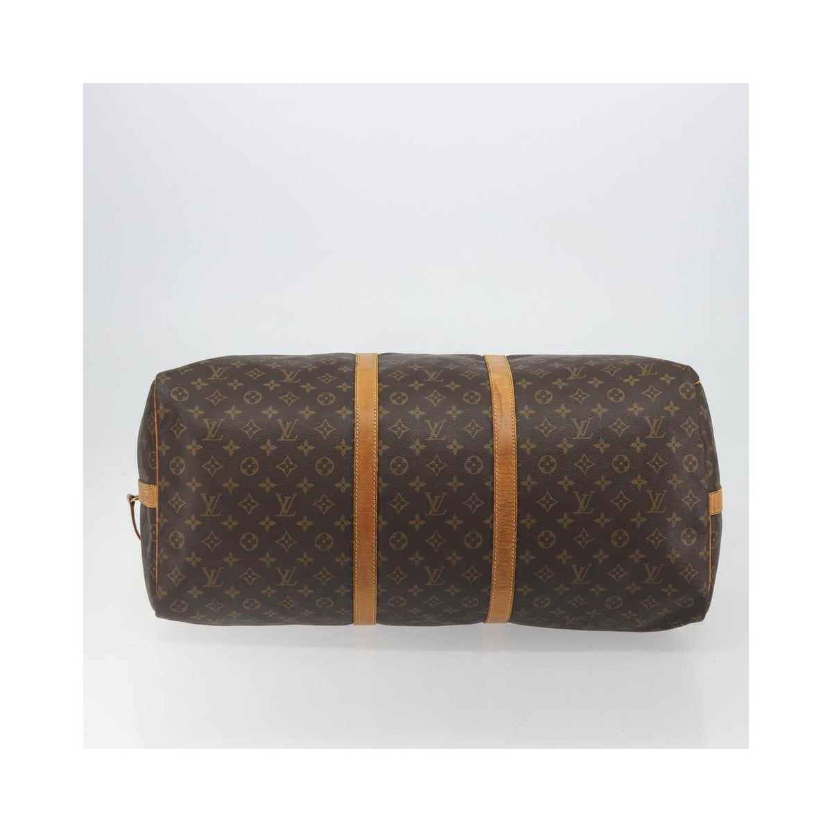 Sac De Voyage Louis Vuitton Keepall Bandoulière 60 Toile - Marron