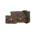 Sac Porté Épaule Louis Vuitton Felicie Strap & Go Large Toile - Marron