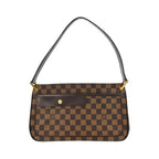 Borsa a spalla Louis Vuitton Aubagne in tela - Marrone
