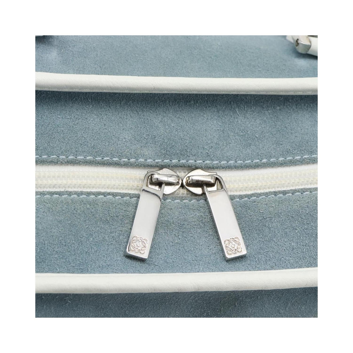 Sac À Main Loewe Amazona 28 Daim - Bleu