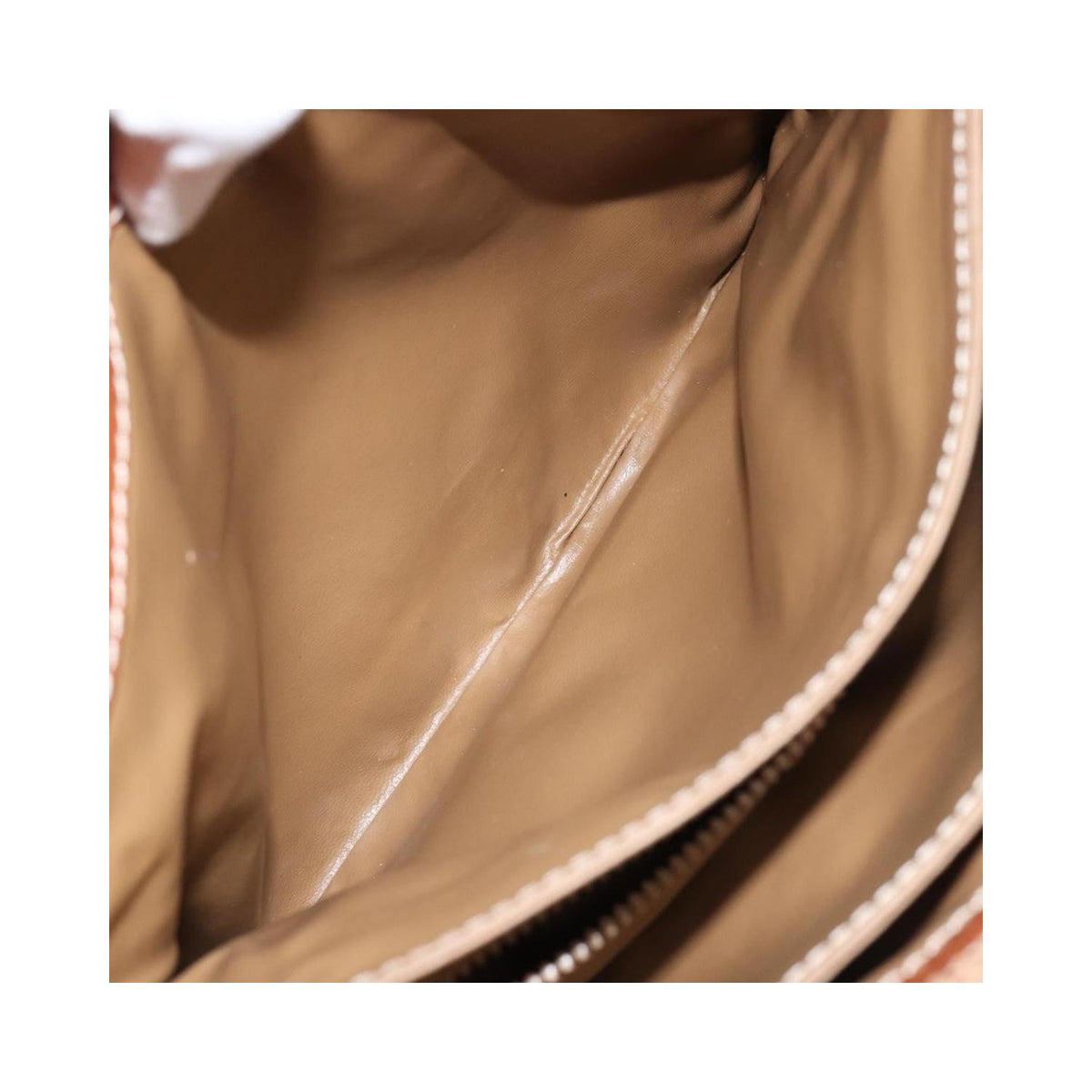Sac Porté Épaule Celine Macadam Shoulder Bag Toile - Marron