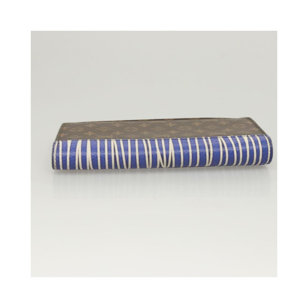 Portefeuille Louis Vuitton Porte Feuille Brother Toile - Bleu