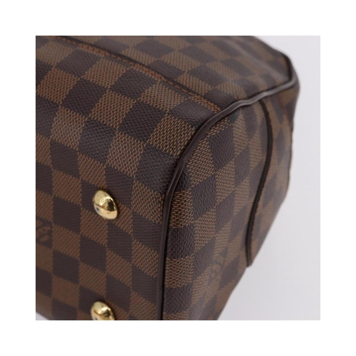 Sac À Main Louis Vuitton Duomo Boston Toile - Marron