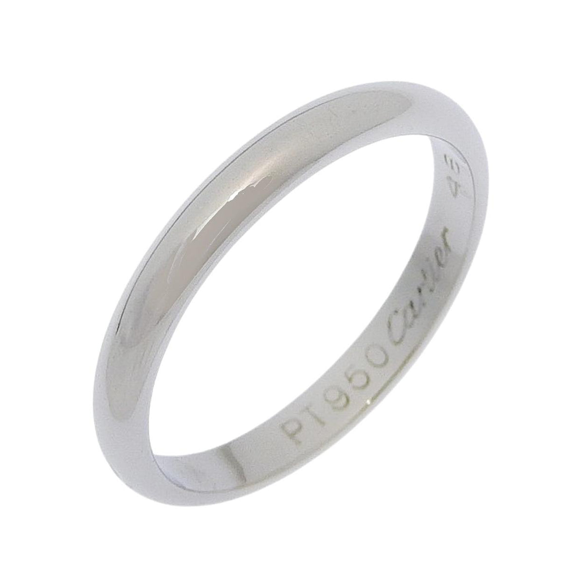 Bague Cartier 1895 Wedding Band 2.5Mm Platinum - Argent