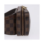 Sac Porté Épaule Louis Vuitton Geronimos Waist Toile - Marron