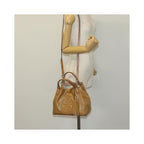 Sac Porté Épaule Gucci Soho Convertible Shoulder Bag Small Cuir Verni - Beige