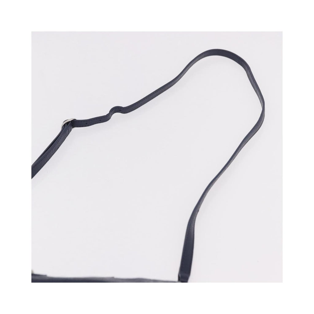 Pochette Balenciaga Classic Studs Envelope Strap Clutch Mini Cuir - Bleu Marine