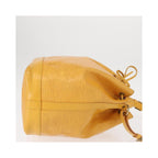 Bolso de hombro Louis Vuitton Noé grande de cuero - Amarillo