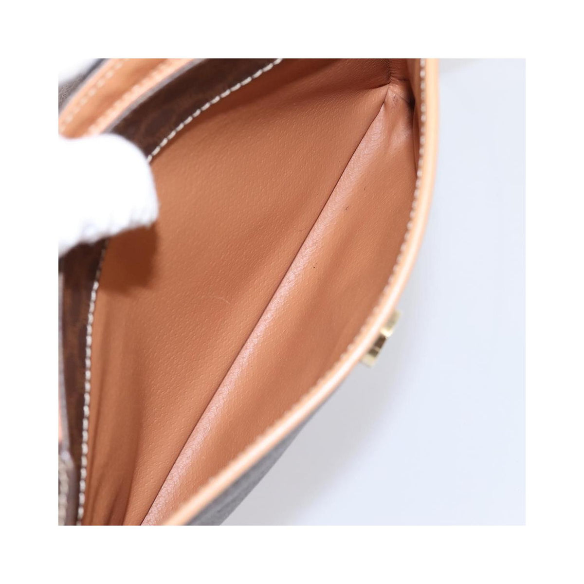 Sac Porté Épaule Celine Macadam Medium Toile - Marron