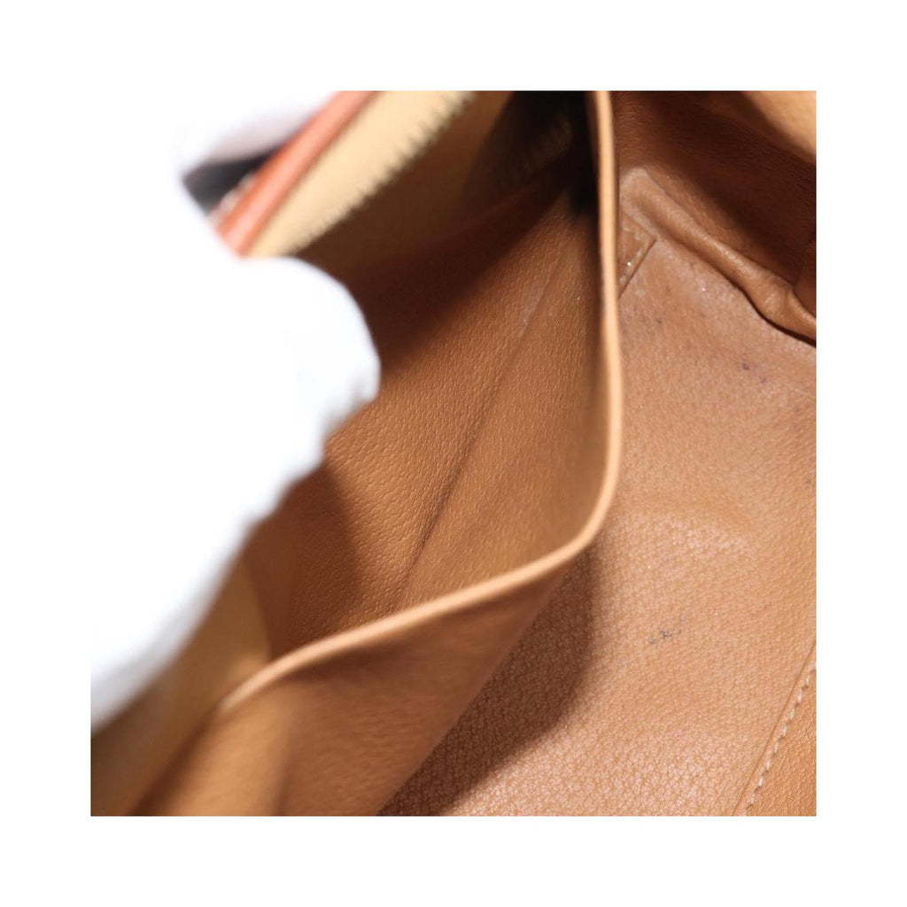 Pochette Celine C Macadam Toile - Marron