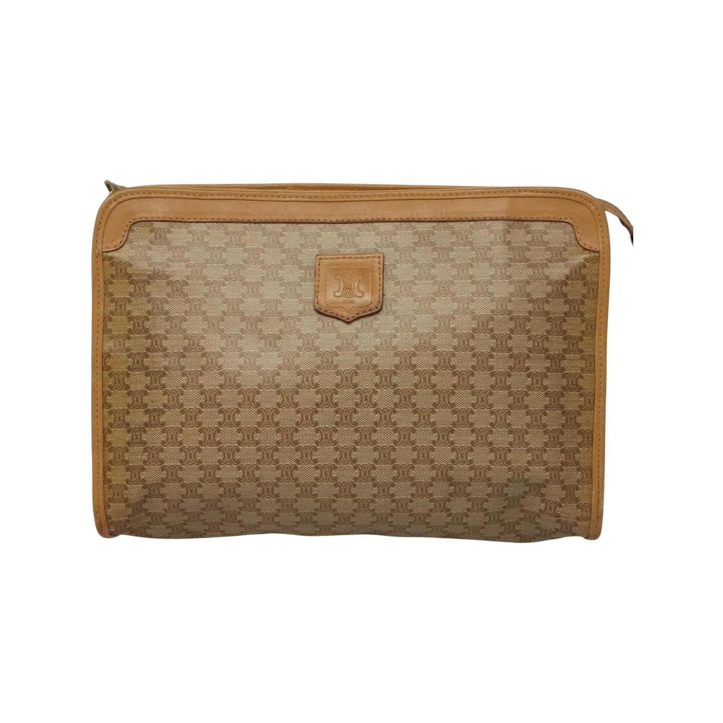 Pochette Celine Macadam Pochette Pvc - Beige