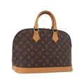 Sac À Main Louis Vuitton Vintage Alma Pm Toile - Marron