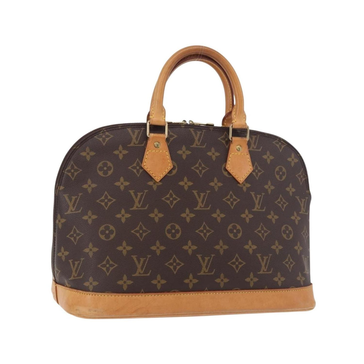 Sac À Main Louis Vuitton Vintage Alma Pm Toile - Marron