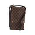 Sac Porté Épaule Louis Vuitton Portobello Messenger Toile - Marron