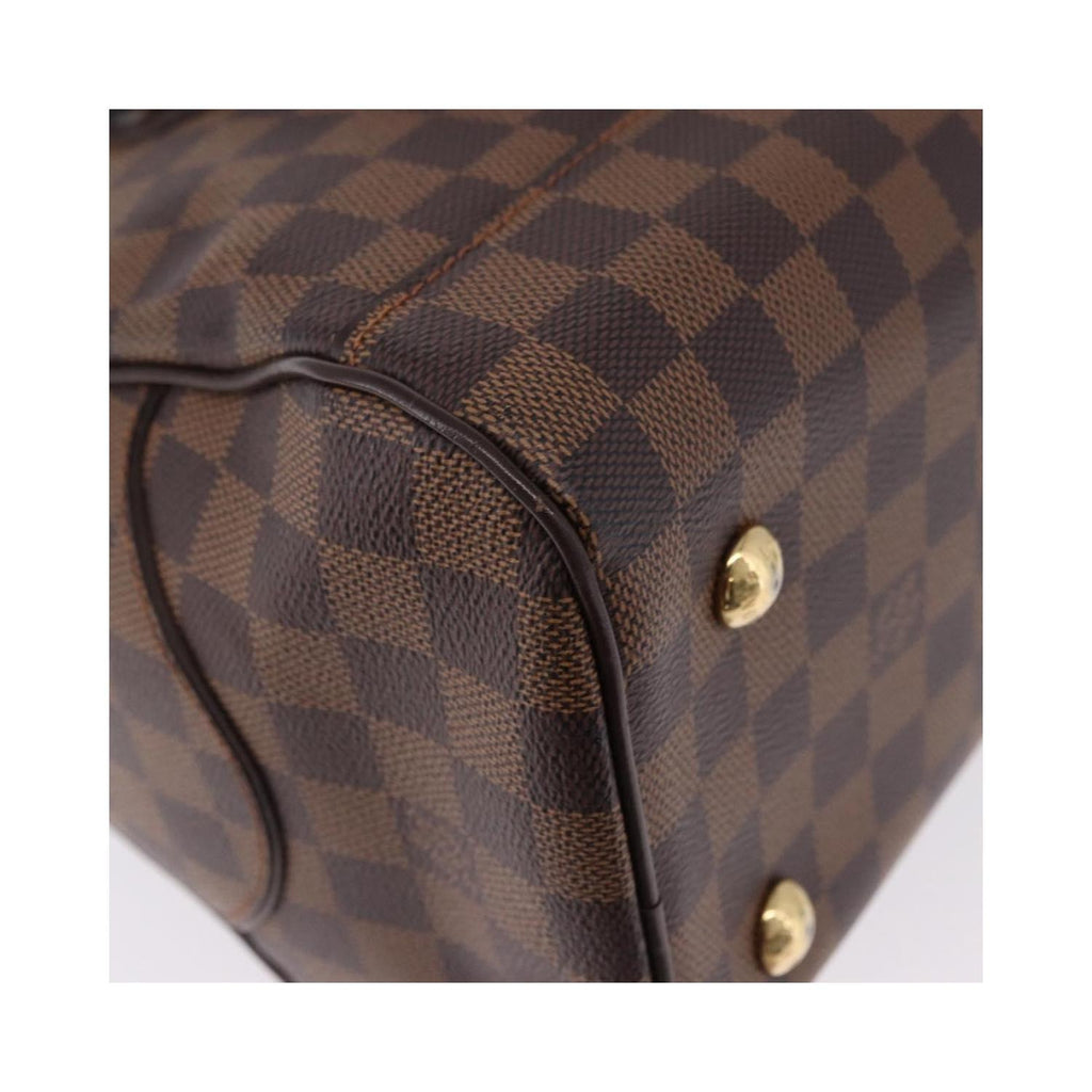 Sac À Main Louis Vuitton Duomo Boston Toile - Marron