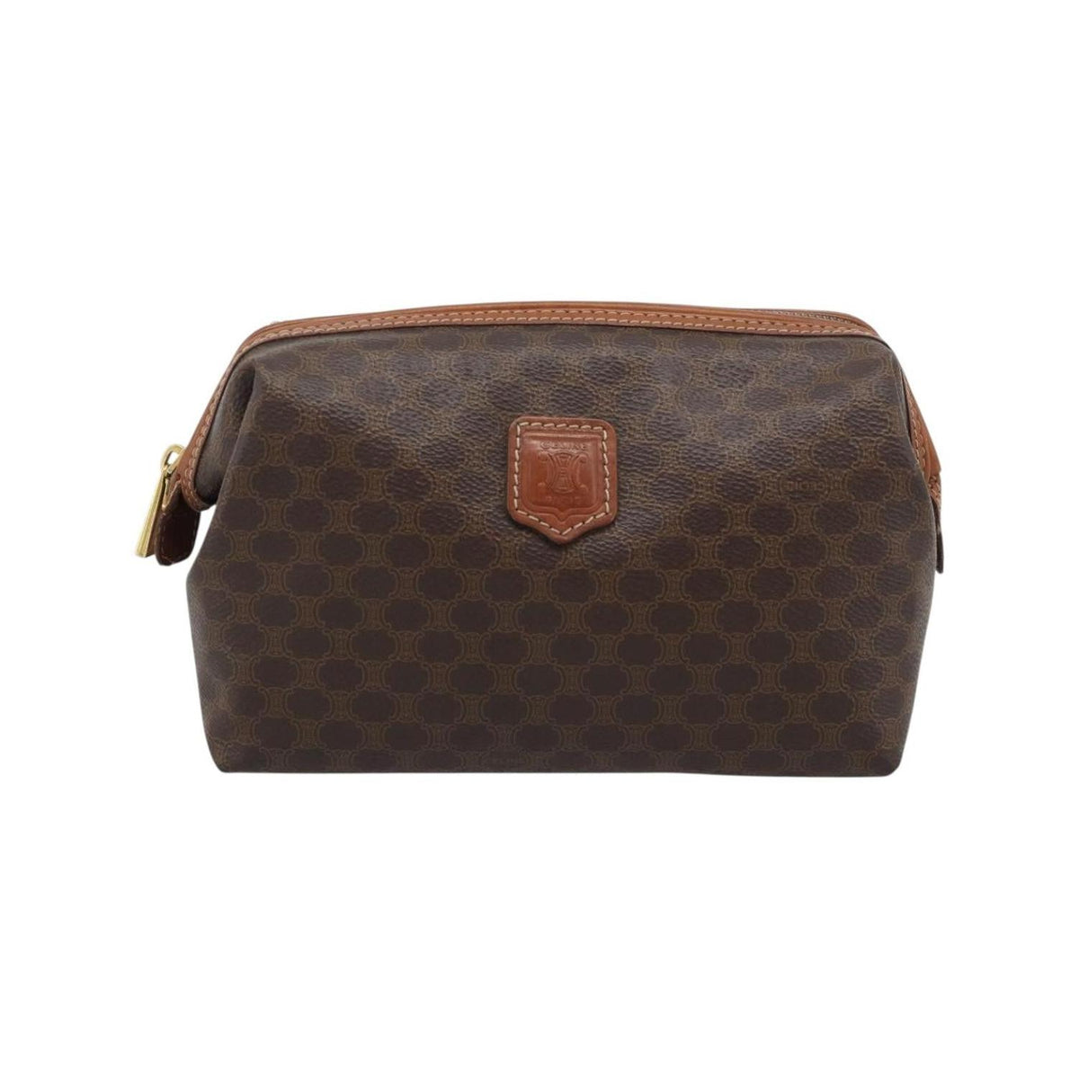 Pochette Celine C Macadam Toile - Marron