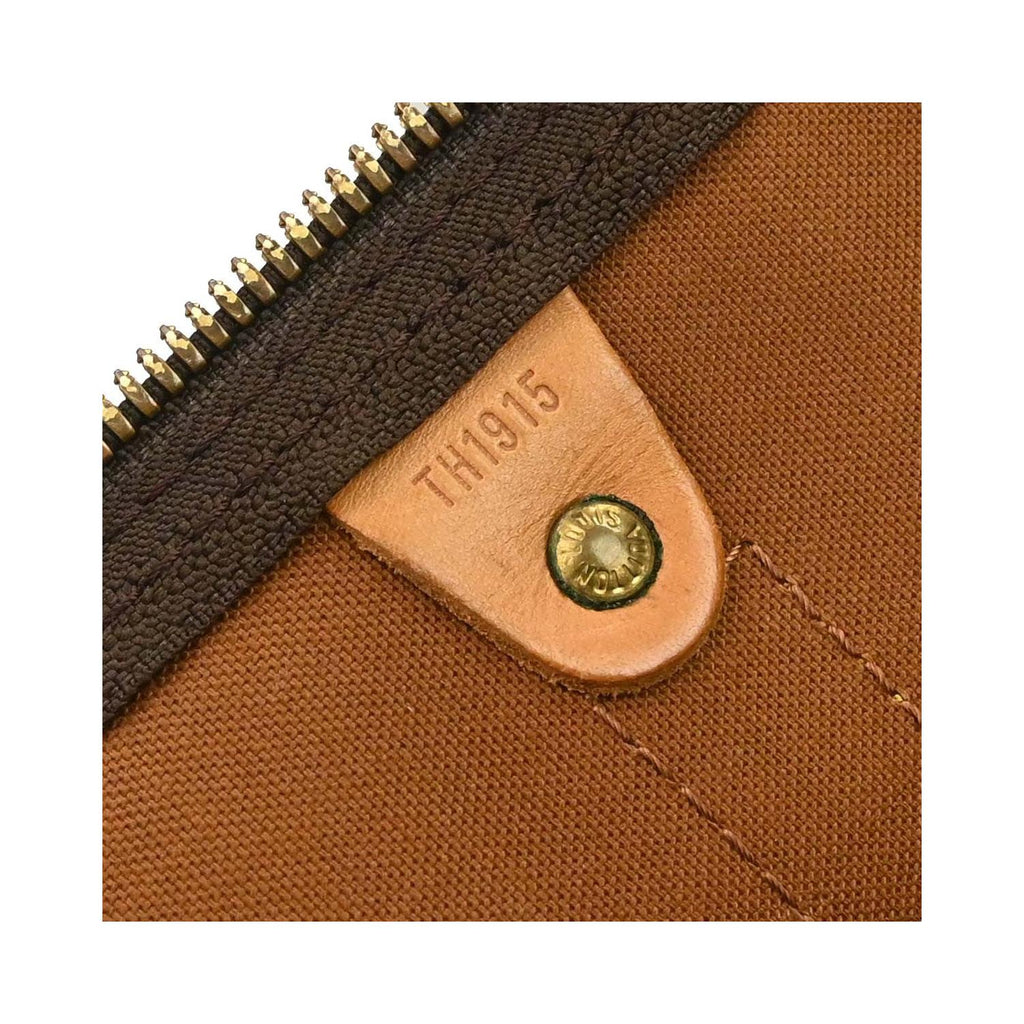 Louis Vuitton Keepall Bandouliere 50 Canvas Travel Bag - Brown