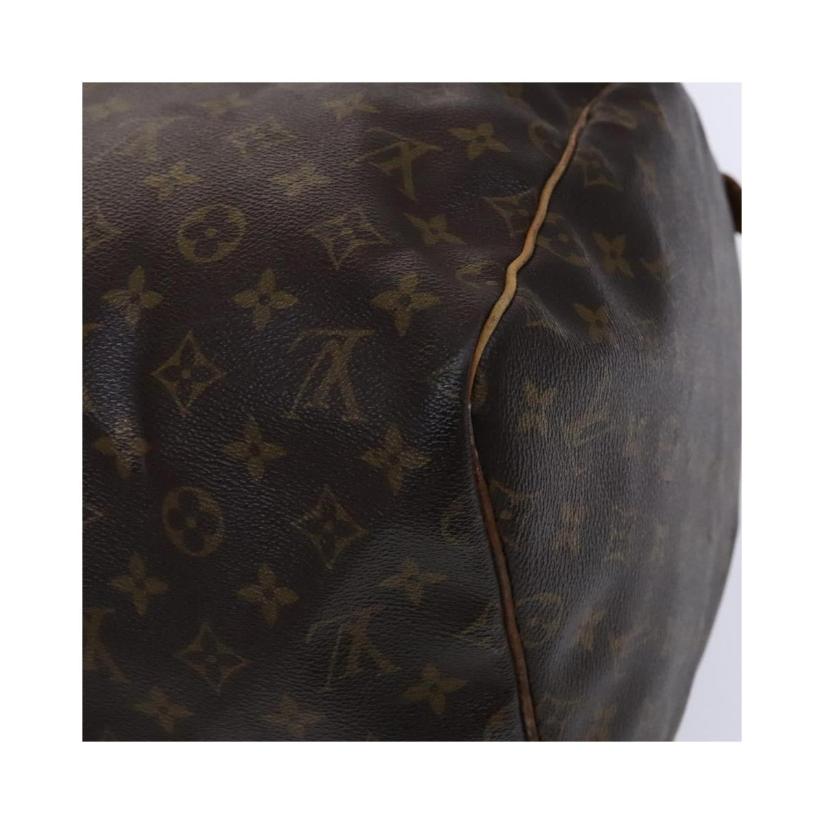 Louis Vuitton Keepall 55 canvas travel bag – brown