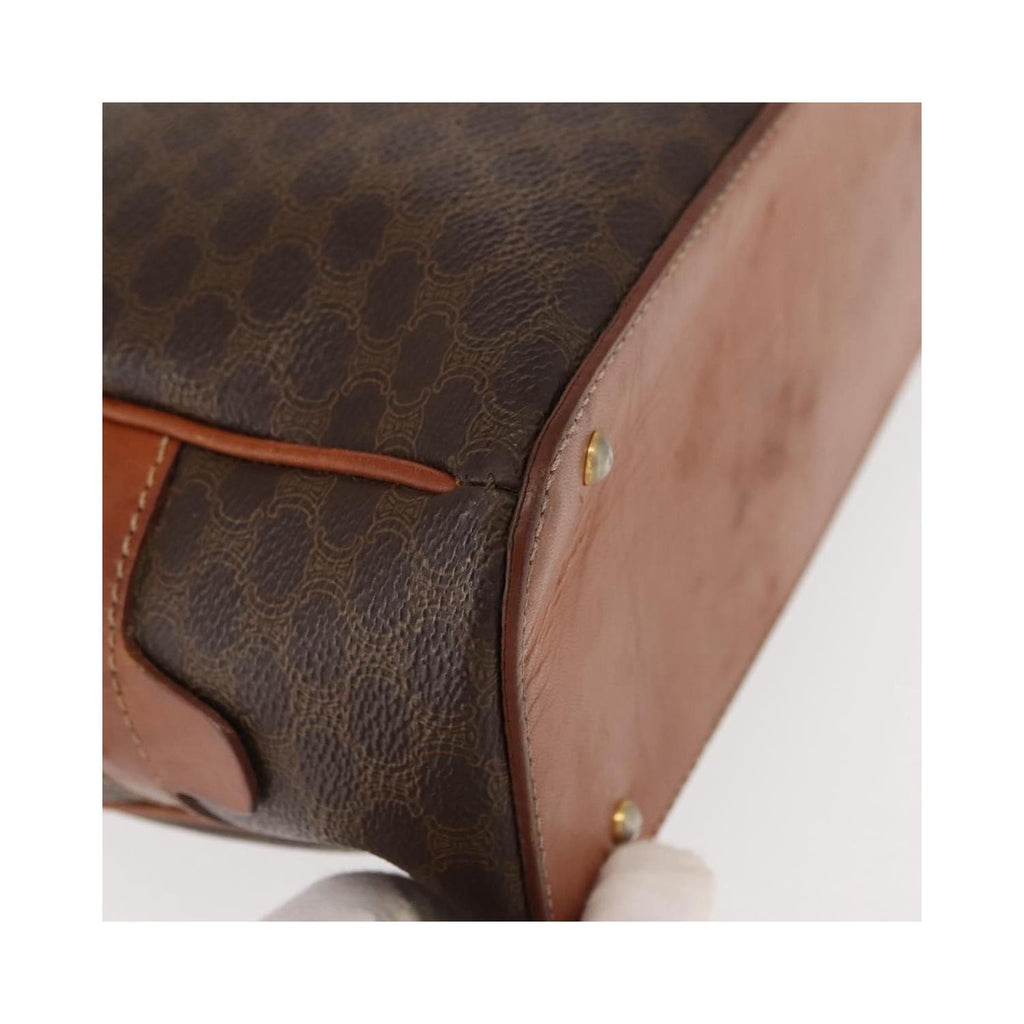 Sac À Main Celine Macadam Medium Toile - Marron