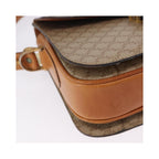 Sac Porté Épaule Celine Macadam Small Toile - Beige