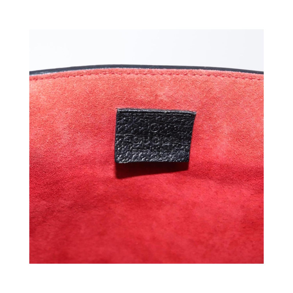 Bolso tote Gucci vintage con asas de bambú de piel - Negro