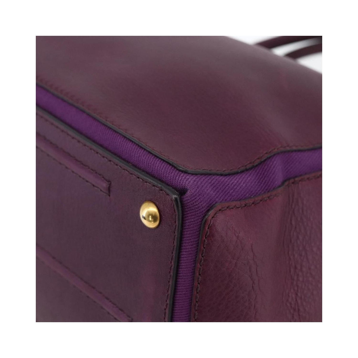 Cabas Saint Laurent Bicolor Muse Two Cabas Cuir - Violet