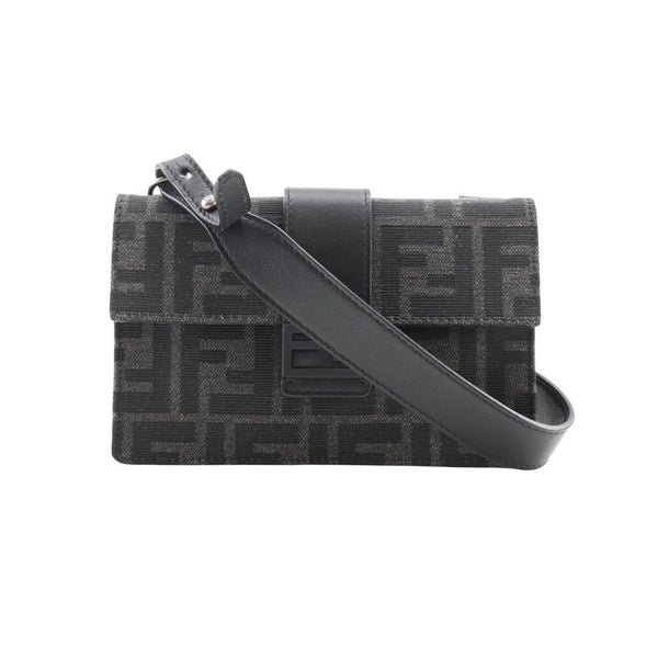 Fendi - Baguette Convertible Nylon Belt Bag - Black