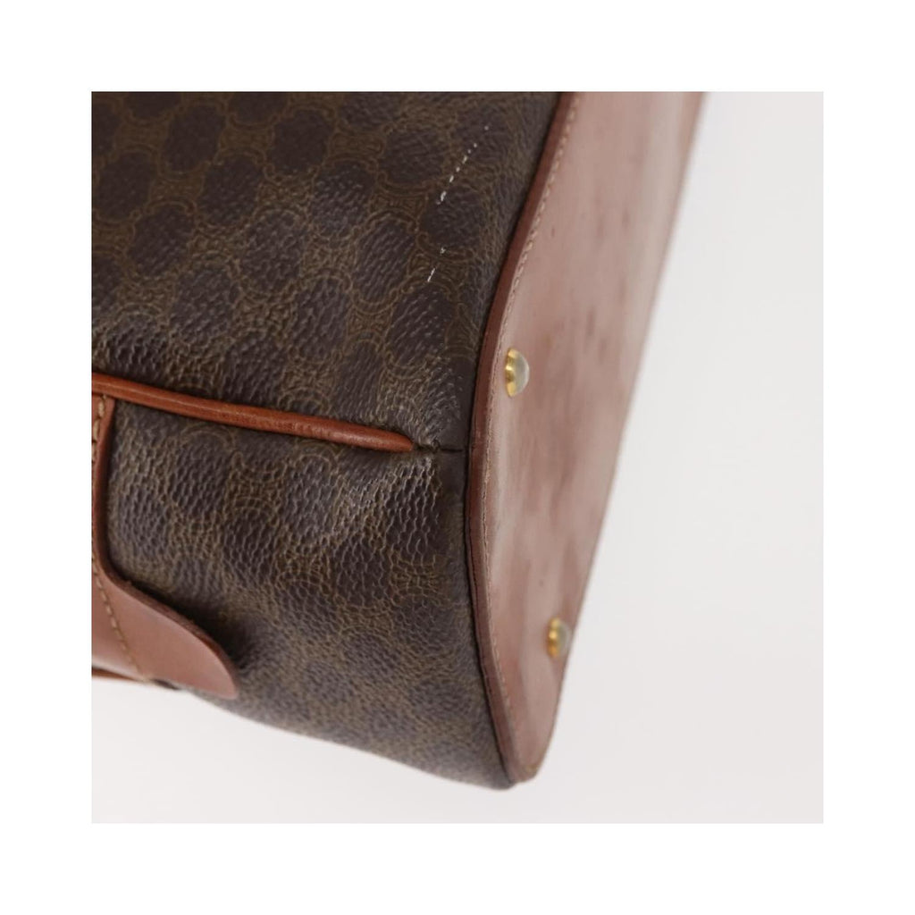 Sac À Main Celine Macadam Medium Toile - Marron
