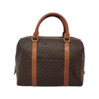 Sac Celine Macadam Handbag Toile - Marron