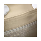 Chanel - Small Mademoiselle Lock Leather Shoulder Bag - Beige