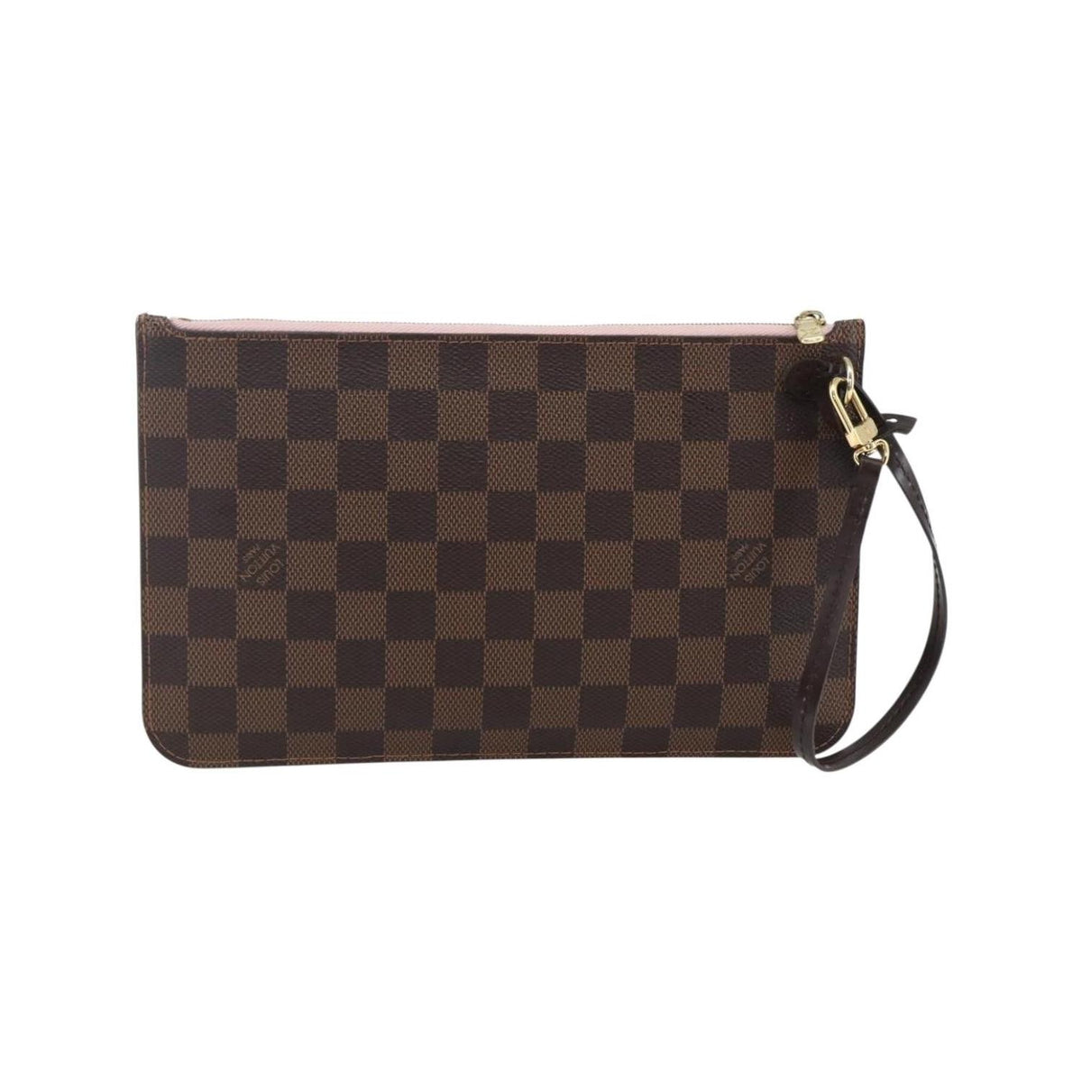 Pochette Louis Vuitton Neverfull Pochette Mm Toile - Marron