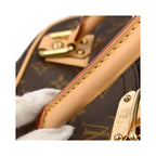 Sac À Main Louis Vuitton Manhattan Pm Toile - Marron