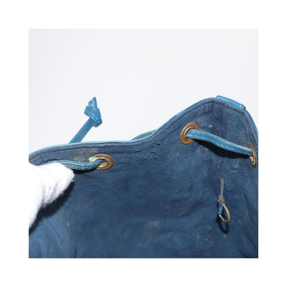 Sac Porté Épaule Louis Vuitton Petit Noe Medium Cuir - Bleu