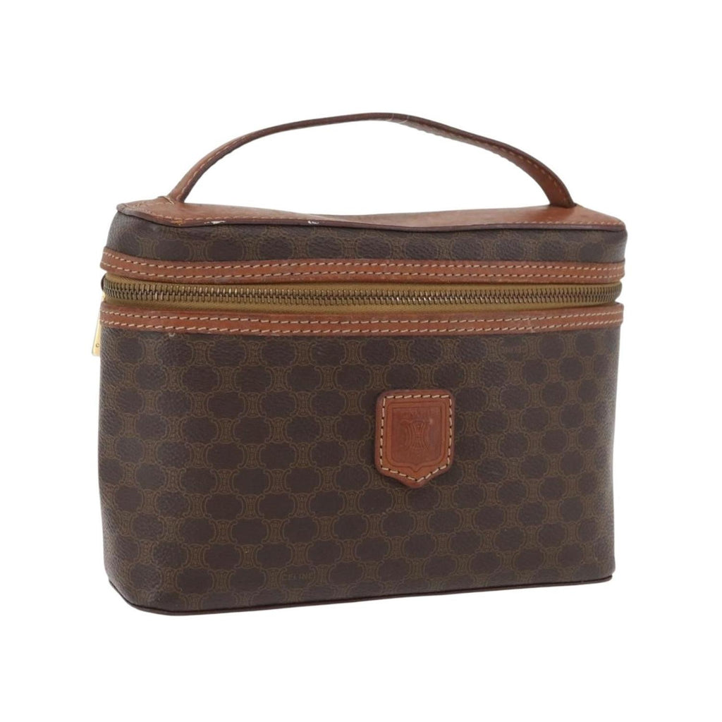 Pochette Celine Macadam Vanity Toile - Marron