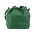 Sac Porté Épaule Louis Vuitton Petit Noe Medium Cuir - Vert