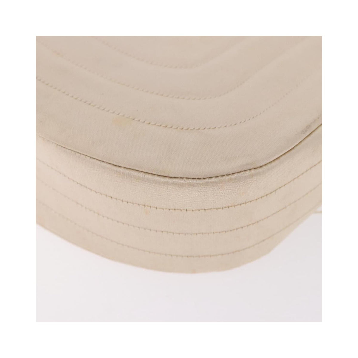Chanel - Sac Porté Épaule Vintage Round Flap Satin - Beige