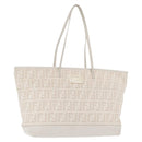 Fendi Roll Tote Zucca Canvas and Leather Large