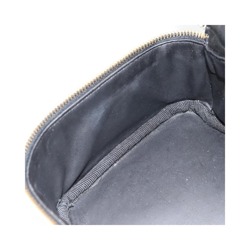 Sac À Main Chanel Vintage Timeless Cosmetic Case Small Cuir Verni - Noir