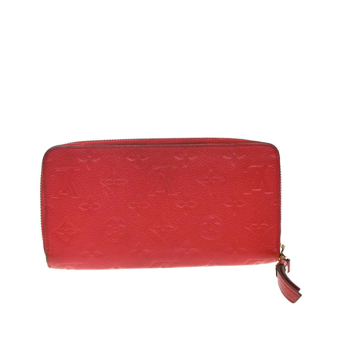 Louis Vuitton Zippy Wallet in Monogram Empreinte Leather - Red
