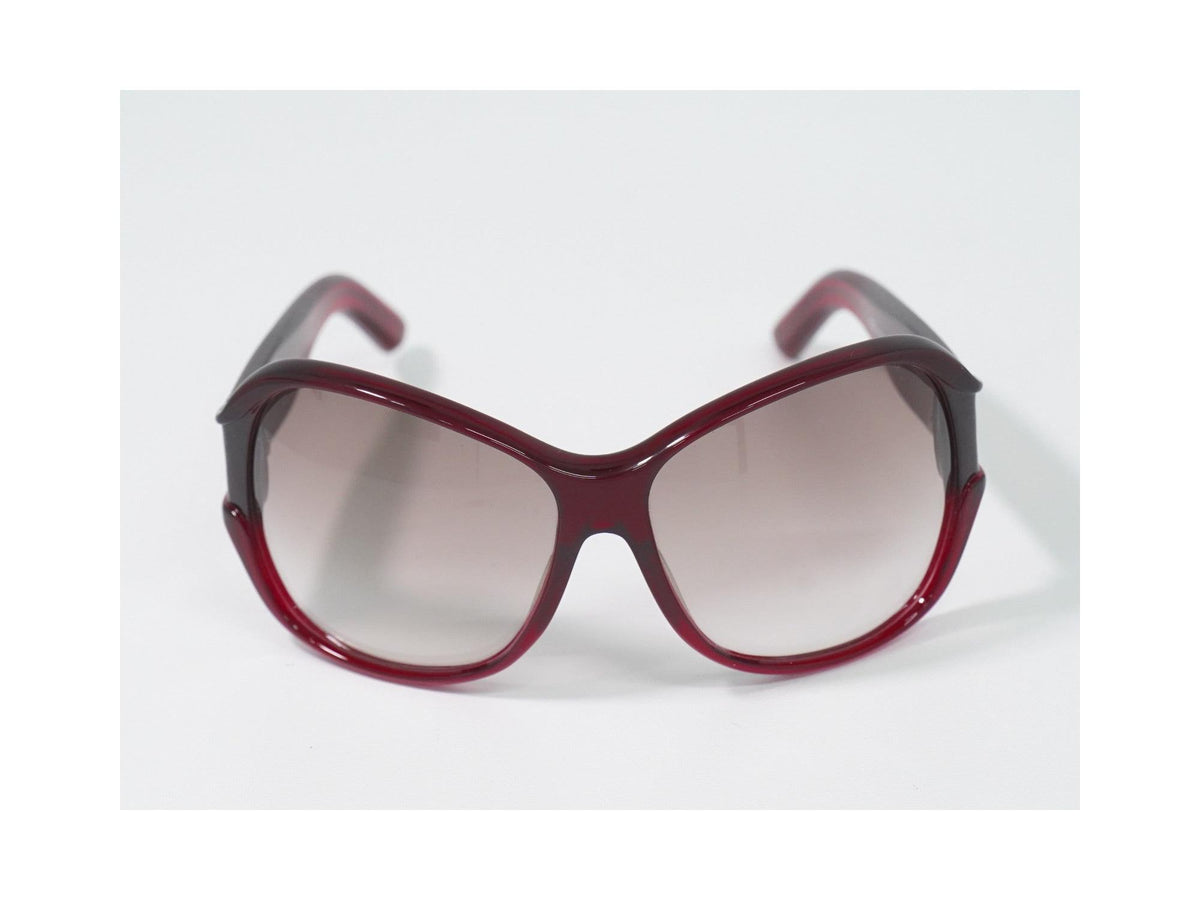 Lunettes De Soleil Gucci Eyewear Plastic - Rouge